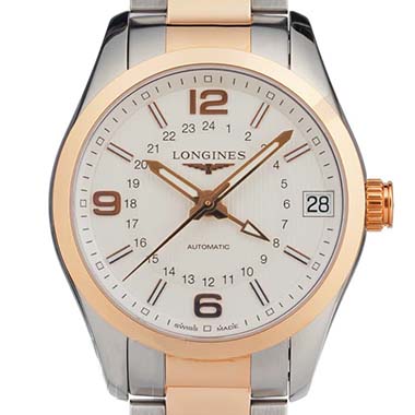 ロンジン ファッション時計 スーパーコピー コンクェスト クラシック GMT L2.799.5.76.7